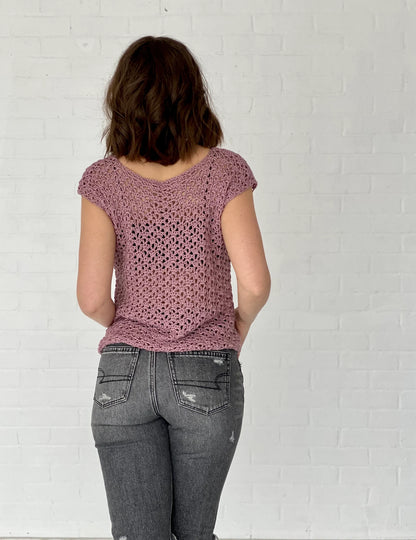 Sweetpea Lace Crochet Top Pattern PDF